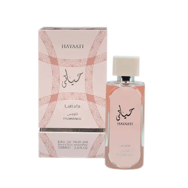 عطر حیاتی فلورنس (حیاتی صورتی) لطافه اورجینال | Hayaati Florence Lattafa Perfume